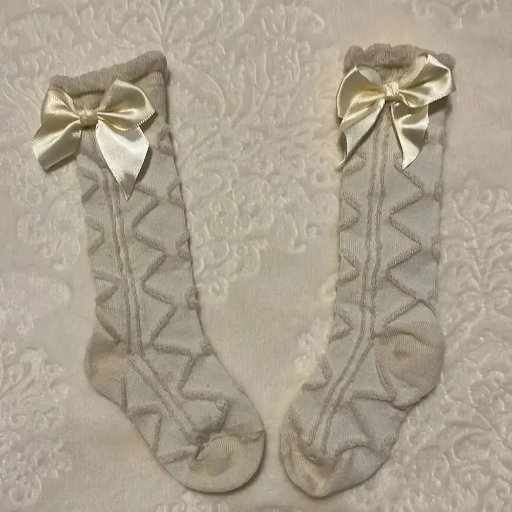 BABY / TODDLER BOW DECOR SOCKS